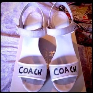 Authentic Coach sandals